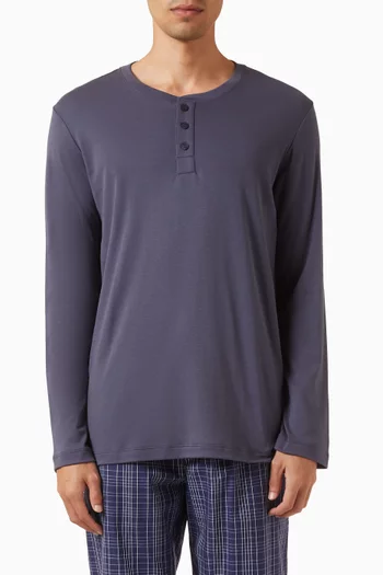 Henley Shirt in Cotton