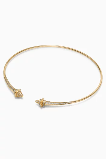 Hab El Hayl Origins Diamond Choker in 18kt Yellow Gold