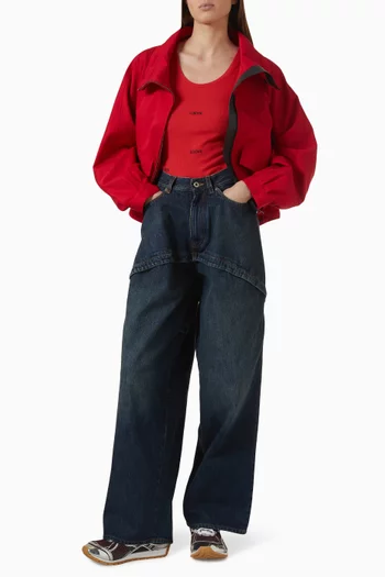 Barrel-leg Jeans