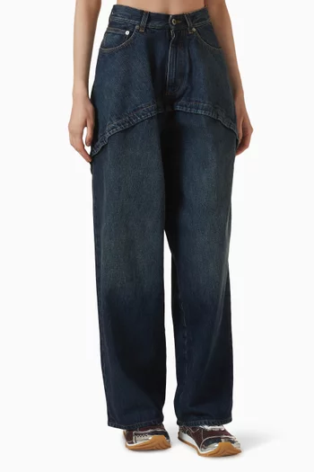 Barrel-leg Jeans