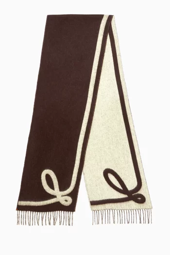 Anagram Fringe Scarf