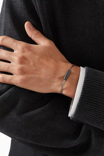 7g Cable Bracelet in Brushed Ceramic