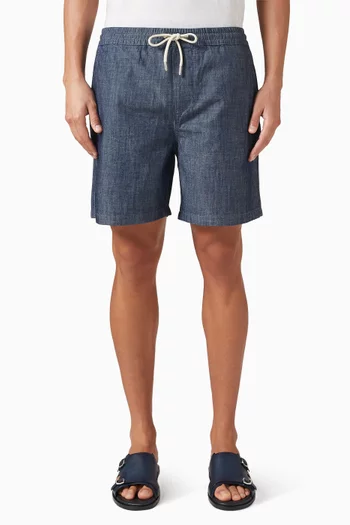 Gregor Chambray Shorts in Organic Cotton