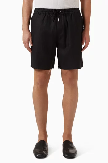 Gregor Drawstring Shorts in Linen