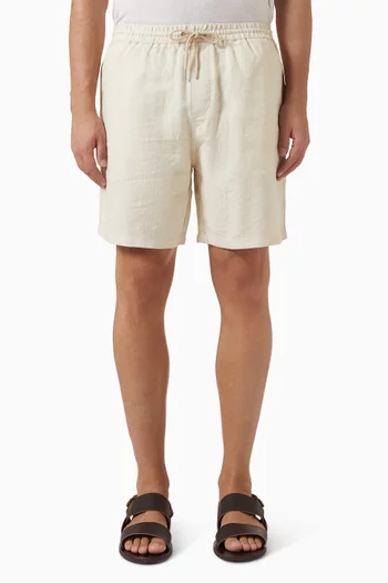 Gregor Drawstring Shorts in Linen
