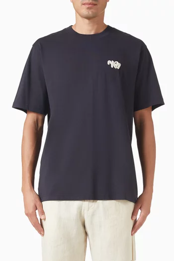 Adam Printed T-shirt in Cotton-jersey