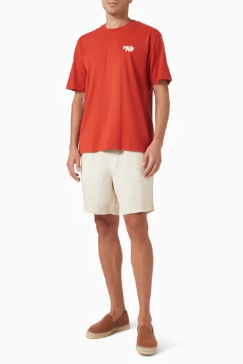 Adam Printed T-shirt in Cotton-jersey