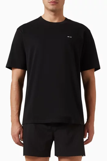 Adam Casual Logo T-shirt in Pima Cotton