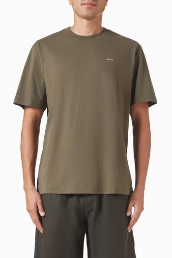 Adam Casual Logo T-shirt in Pima Cotton