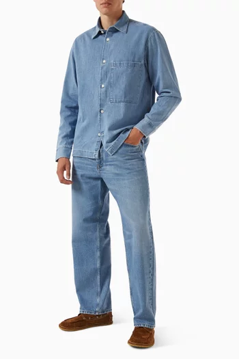 Otis Straight Leg Relaxed Fit Jeans in Denim