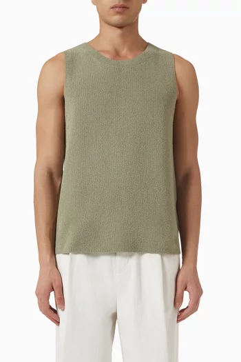 Tank Top in Bouclé-knit
