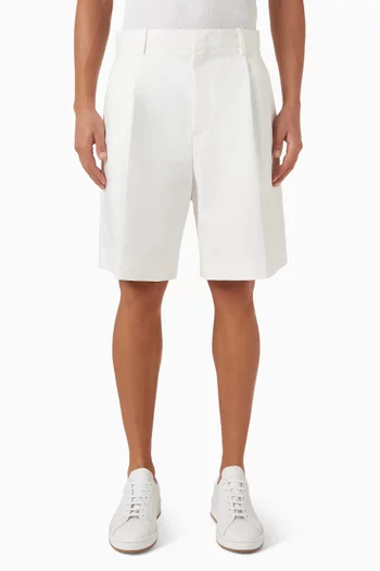 Tailored Shorts in Cotton-poplin