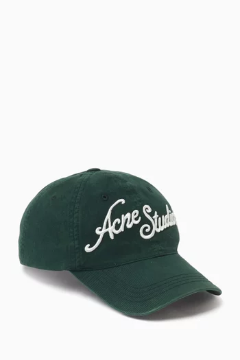 Embroidered Logo Cap in Cotton
