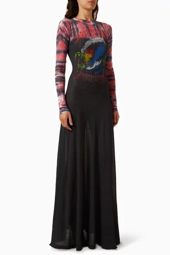 Extreme Tie Dye Maxi Dress