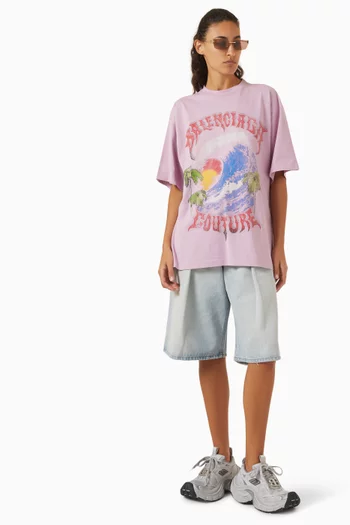 Vintage Surfer Oversized T-shirt in Dry Jersey