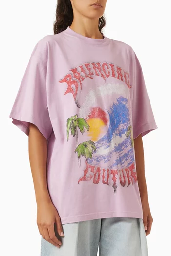 Vintage Surfer Oversized T-shirt in Dry Jersey