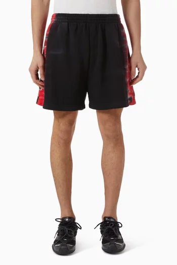 Extreme Tie Dye Bermuda Shorts in Fleece