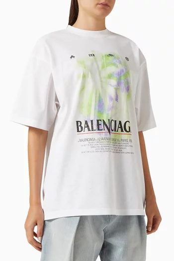 The Window Printed T-shirt in Cotton Jersey