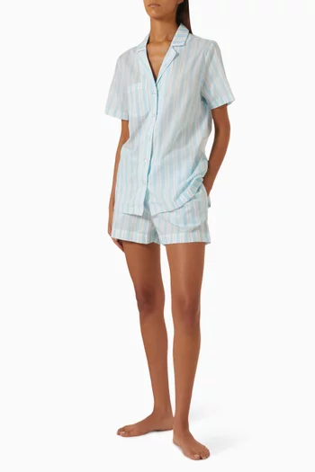 Amalfi Shorts Pyjama Set in Cotton