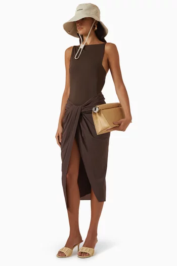 La Jupe Pareo Midi Skirt