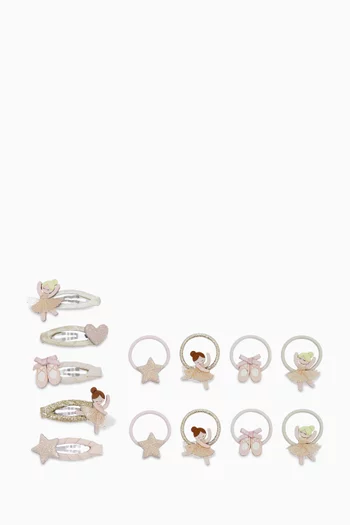 Ballerina Hair Accessories, Set of 13