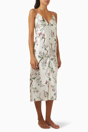 Ilse Slip Dress in Silk Satin