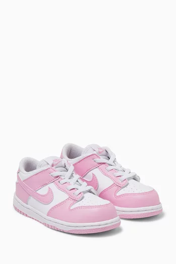 Dunk Low Sneakers in Leather