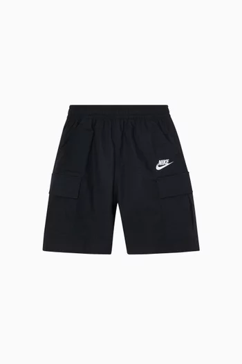 Sportswear Club Woven Cargo Shorts in Cotton Ripstop