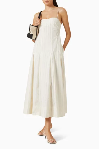Everyday Pleated Dress in Cotton