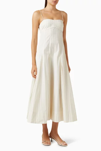 Everyday Pleated Dress in Cotton
