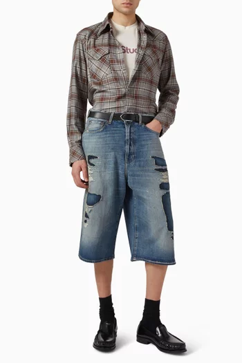 Check Button-up Shirt in Flannel