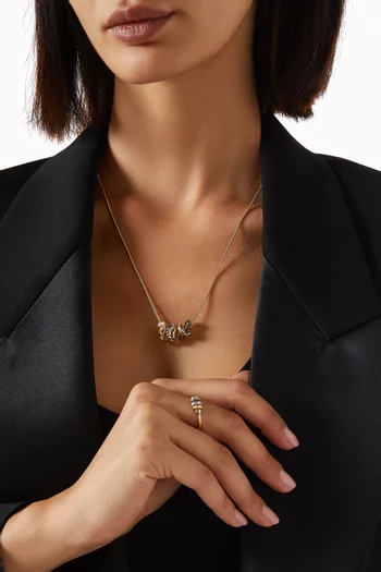 Mixed Long Pendant Necklace