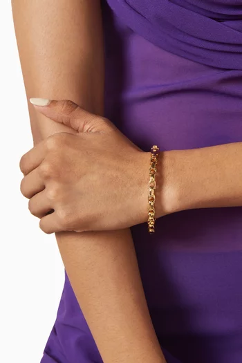 Signature C Hinged Bangle in Metal