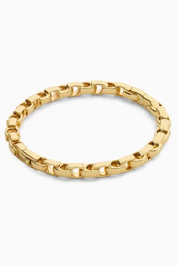 Signature C Hinged Bangle in Metal