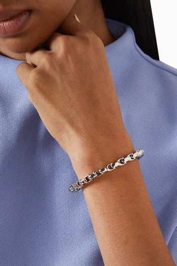 Signature C Hinged Bangle in Metal