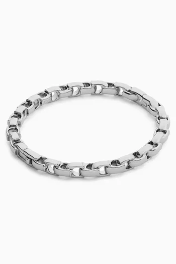 Signature C Hinged Bangle in Metal