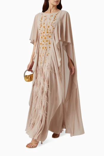 Embellished Cape Kaftan