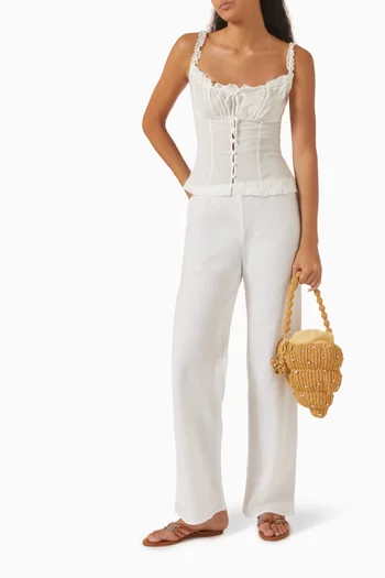 Eveline Top in Cotton Blend