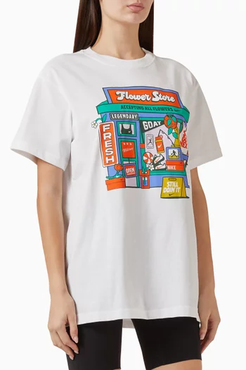 Flower Shop T-shirt in Jersey