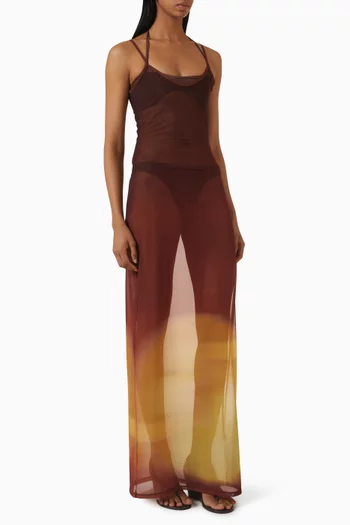 Elisa Sheer Dress