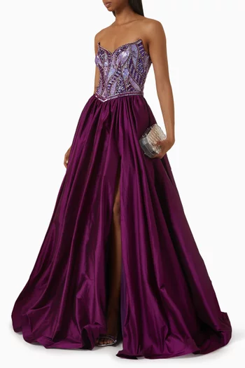 Sequin-embellished Gown