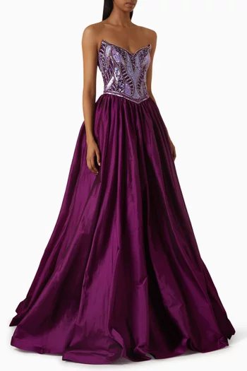 Sequin-embellished Gown