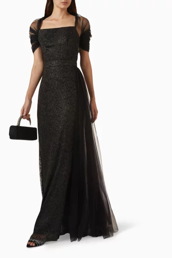 Sequin-embellished Gown