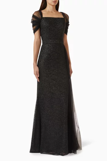 Sequin-embellished Gown