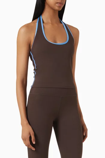 Radar Halter Tank Top in Active Lite