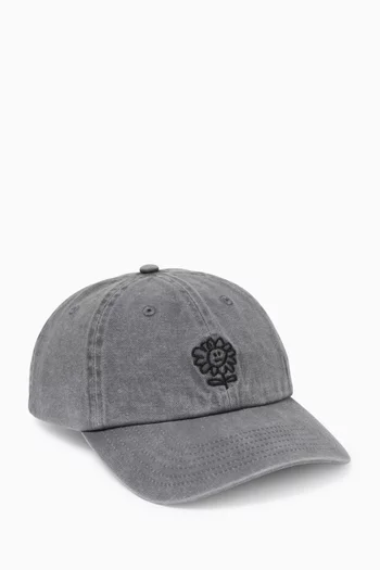 Distressed Dad Cap in Twill