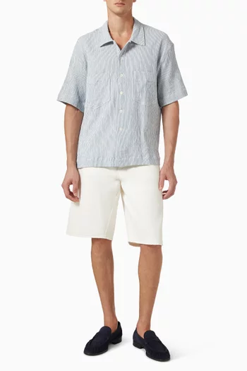 Adam Shirt in Linen-cotton