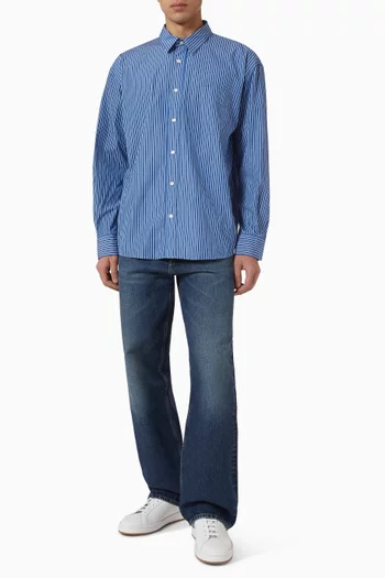 Striped Shirt in Cotton-poplin