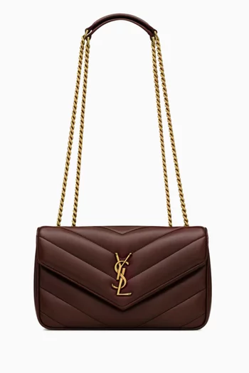 Small Loulou Shoulder Bag in Matelassé Lambskin
