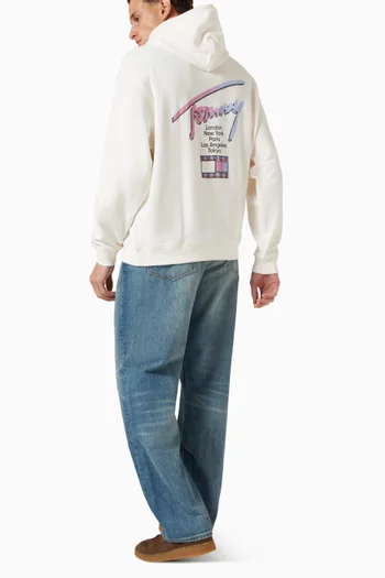 Signature Logo Hoodie in Cotton-terry